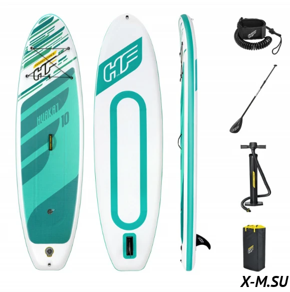 Надувная SUP-доска HuaKa'i Set 305 x 84 x 15 см с веслом, насосом, страховочным тросом и пр. Надувная SUP-доска HuaKa'i Set 305 x 84 x 15 см с веслом, насосом, страховочным тросом и пр.