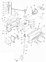 КАПОТ И БАК ТОПЛИВНЫЙ 2-Х ТАКТНОГО ПЛМ ZONGSHEN T2BM