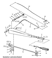 Компоненты ручного управления (Часть 1) 2-Х ТАКТНОГО ПЛМ MERCURY 90 Серийный номер от 0D283222 до 0G760299